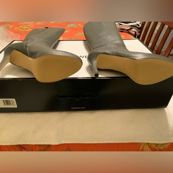 Nine West Platform Boot - Dark Gray - Nwokena - Picture 3 of 6